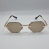 Rimless geometric glasses