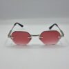 Rimless geometric glasses
