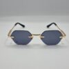 Rimless geometric glasses
